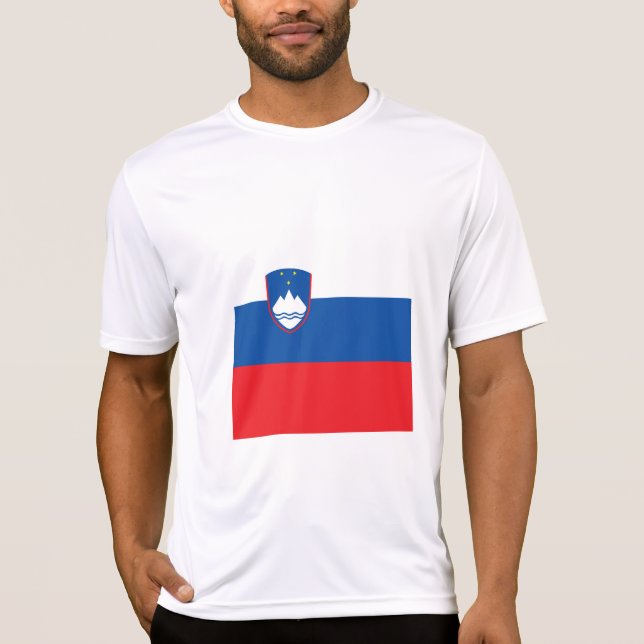 Slowenische Flagge T-Shirt (Vorderseite)