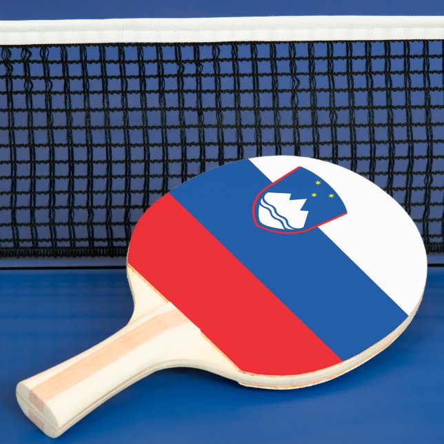 Slowenische Flagge Tischtennis Schläger (InSitu)