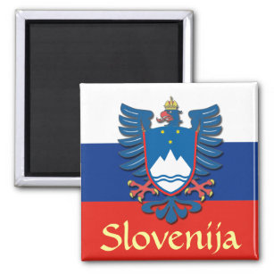 Slowenische Wappendecke Magnet