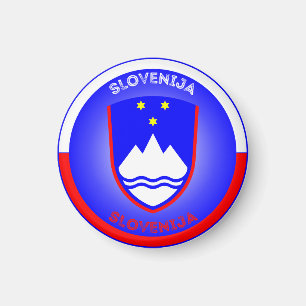 Slowenische Wappendecke Magnet
