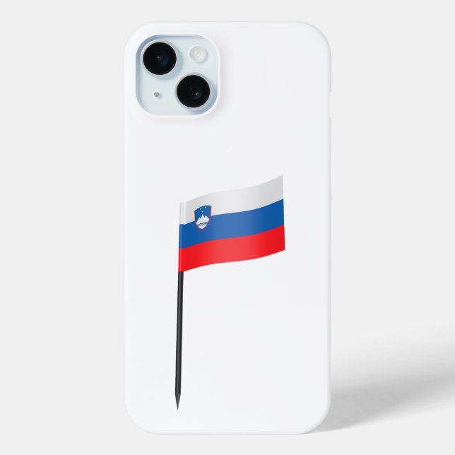 Slowenischer Flaggensieb Case-Mate iPhone Hülle (Rückseite)