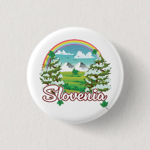 Slowenisches Reisezeichen Button