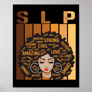 Slp Afro Afroamerikanische Frauen Schwarze Geschic Poster