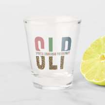 SLP Cheetah Print Speech Sprachpathologe Geschenk