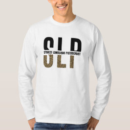 SLP Cheetah Print Speech Sprachpathologe Geschenk T-Shirt