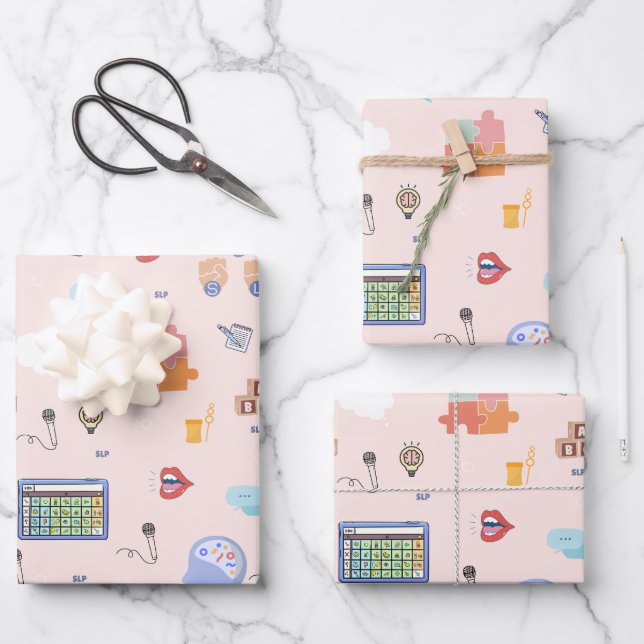 SLP-Geschenkwrap Geschenkpapier Set (Vorderseite)