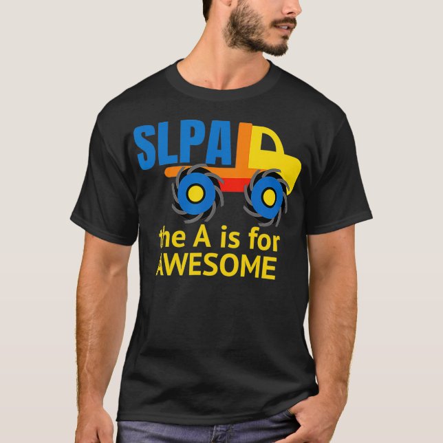 SLP, SpeechLanguagePathologist, SpeechTherapist, S T-Shirt (Vorderseite)