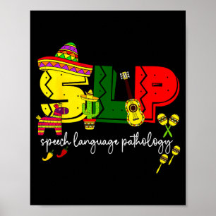Slp Sprach- und Sprachpathologie Cinco de Mayo Spr Poster