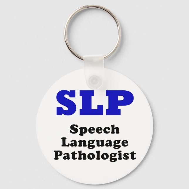 SLP-Sprachpathologe Schlüsselanhänger (Vorderseite)