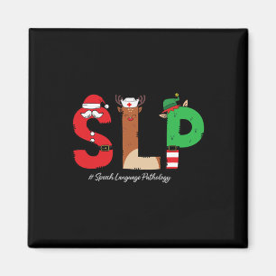 Slp Sprachtherapeut Weihnachten Slp Weihnachtsmann Magnet