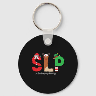 Slp Sprachtherapeut Weihnachten Slp Weihnachtsmann Schlüsselanhänger