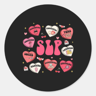 Slp-Valentinstag Runder Aufkleber