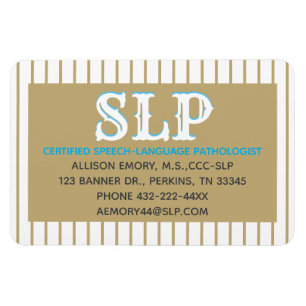 SLP-Visitenkartenmagnet Magnet