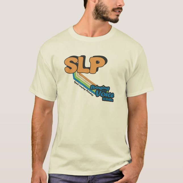SLP, welches innen die Stimme herausbringt T-Shirt (Vorderseite)