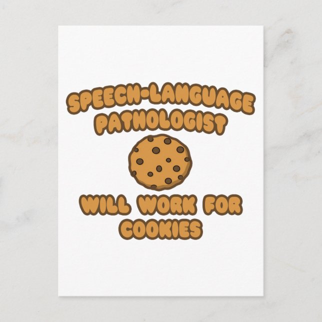 SLP: Wird für Cookies funktionieren Postkarte (Vorderseite)