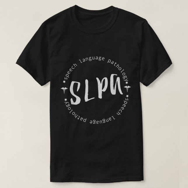 SLPA Shirt Speech Language Pathology Assistant Gif (Design vorne)