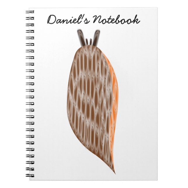 Slug - individualisierbares Notebook Notizblock (Vorderseite)