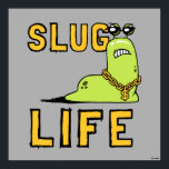 Slug Life Poster<br><div class="desc">Die von bCreative entworfene Slug-Grafik "Slug Life" zeigt eine coole Schlampe mit Sonnenbrille und einer Goldkette! Das ist ein tolles Geschenk für Familie, Freunde oder eine Leckerei für sich! Diese lustige Grafik ist eine großartige Ergänzung zu jedem Stil: bCreative ist ein führender Schöpfer und Lizenzgeber von originellen, trendigen Designs und...</div>