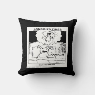 Slug Nightmare Funny Pillow Kissen