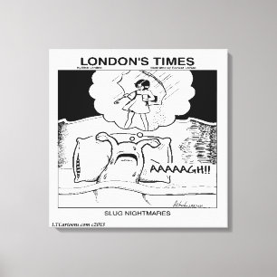 Slug Nightmares Classic LTCartoons Comic Leinwanddruck