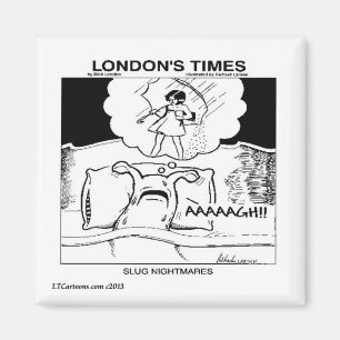 Slug Nightmares Classic LTCartoons Comic Magnet