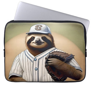"Slugger Sloth: Langsam und standhaft an der Platt Laptopschutzhülle