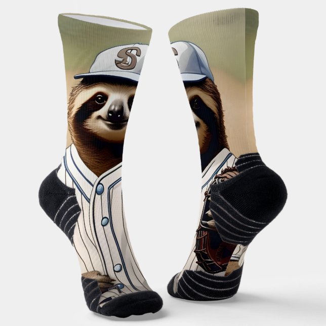 "Slugger Sloth: Langsam und standhaft an der Platt Socken (Gewinkelt)