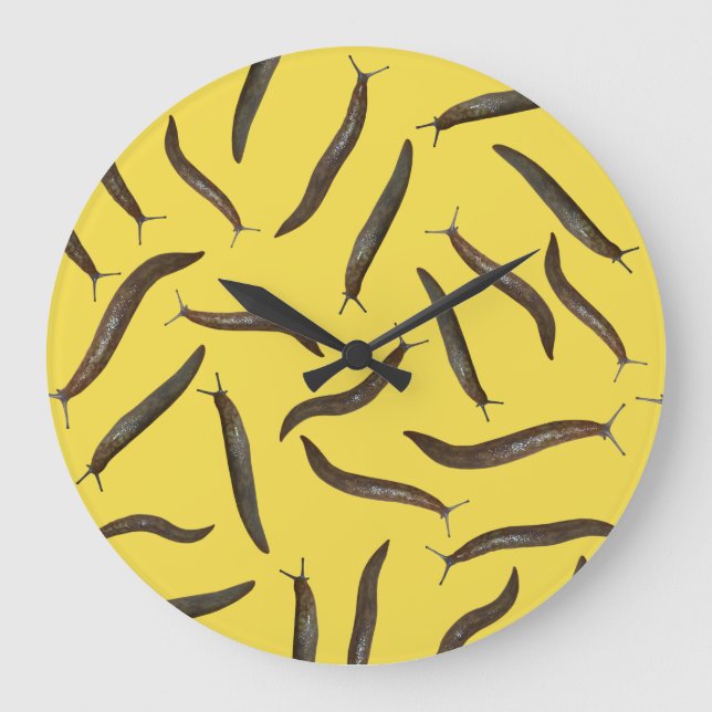 Slugs Große Wanduhr (Vorderseite)