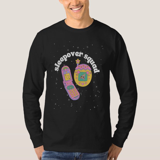 Slumber Party Squad Pastel 90s Phone Wellness-Cent T-Shirt (Vorderseite)