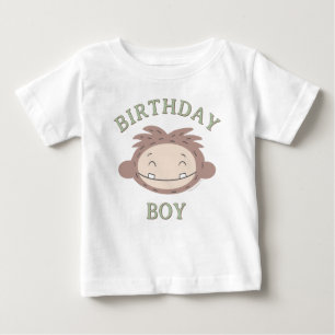 Slumberkins Bigfoot Geburtstagsjunge Baby T-shirt