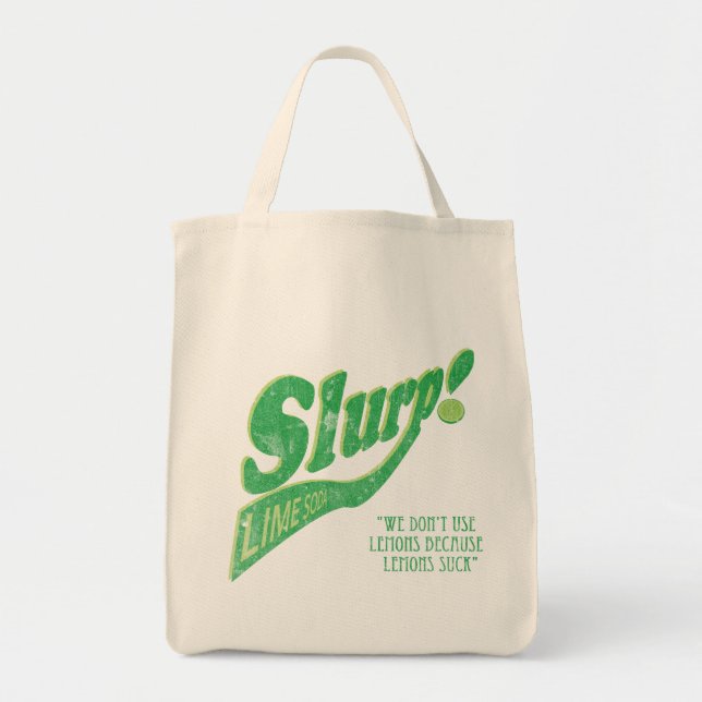 Slurp! Limone Soda-Tasche Tragetasche (Vorne)