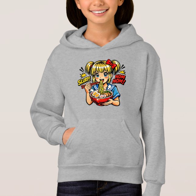 Slurp Nom Anime Girl Ramen Noodles (Devant)