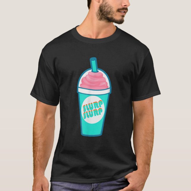 Slurp Slurp Cup Frost Drinks Durst und Durst Tr T-Shirt (Vorderseite)