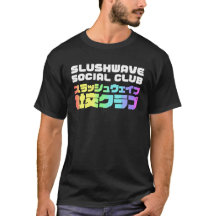 Slushwave Social Club Square auf dunklem LogoJr