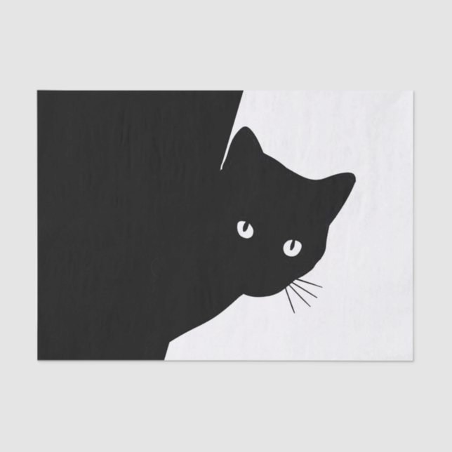 Sly Black Cat Seidenpapier (Vorderseite)