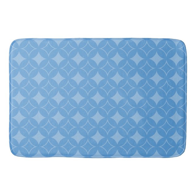 Sly Blue Shippo Muster Badematte (Vorderseite)
