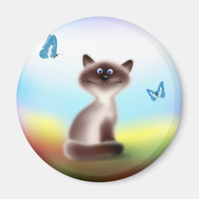 Sly Cat Magnet (Vorne)