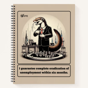Sly Deals: Der verrückte Weasel-Politiker Notizbuch