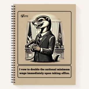 Sly Deals: Der verrückte Weasel-Politiker Notizbuch