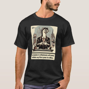 Sly Deals: Der verrückte Weasel-Politiker T-Shirt