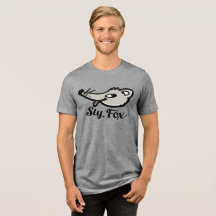 Sly Fox Papa fängt dich.. grafischer T - Shirt.