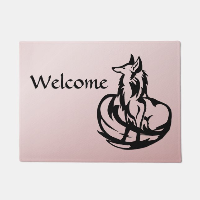 Sly Fox Welcome Fußmatte (Vorderseite)