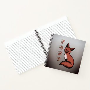 Sly Red Foxy Fox Notizbuch