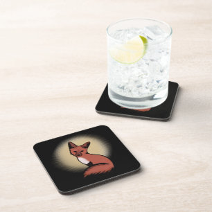 Sly Red Foxy Fox Untersetzer