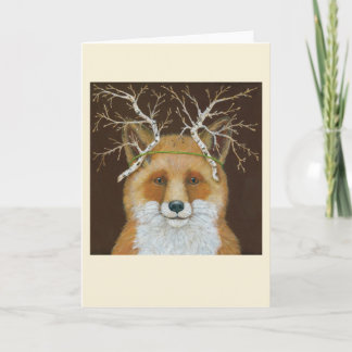 Sly Sylvie the Fox greeting card Karte