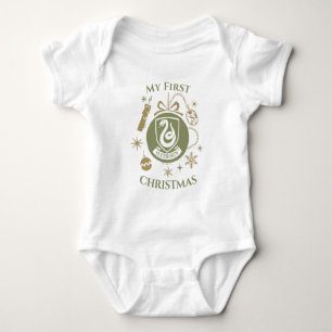 SLYTHERIN™ Erstes Weihnachts-Baumanhänger-Grafik Baby Strampler