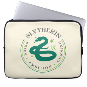 SLYTHERIN™ Grünes Schlangenhaus-Stolz-Abzeichen Laptopschutzhülle