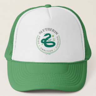 SLYTHERIN™ Grünes Schlangenhaus Stolz Abzeichen Truckerkappe