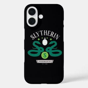 SLYTHERIN™ Haus Doppel-Schlangen-Anhänger Grafik iPhone 16 Hülle