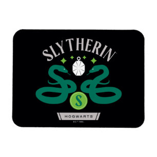 SLYTHERIN™ Haus Doppel-Schlangen-Anhänger Grafik Magnet